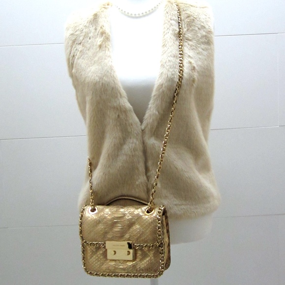 MICHAEL Michael Kors Gold Leather Purse - Picture 4 of 8
